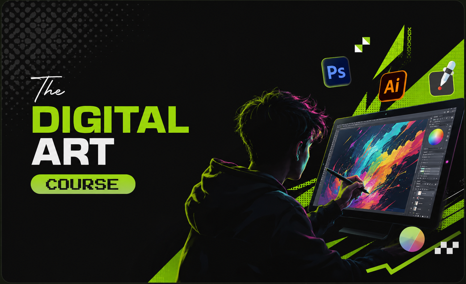 Digital Art Concept illustration